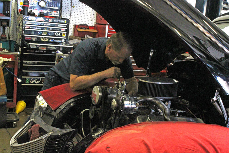 Coolant Service by Independent Vehicle Repair Shop