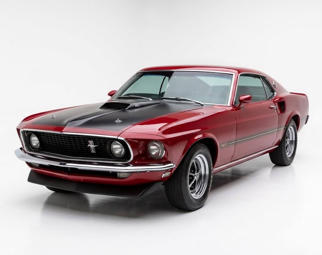 Ford Mustang, front three quarters view, for Pacific Automotive Independent Repair Shop San Diego